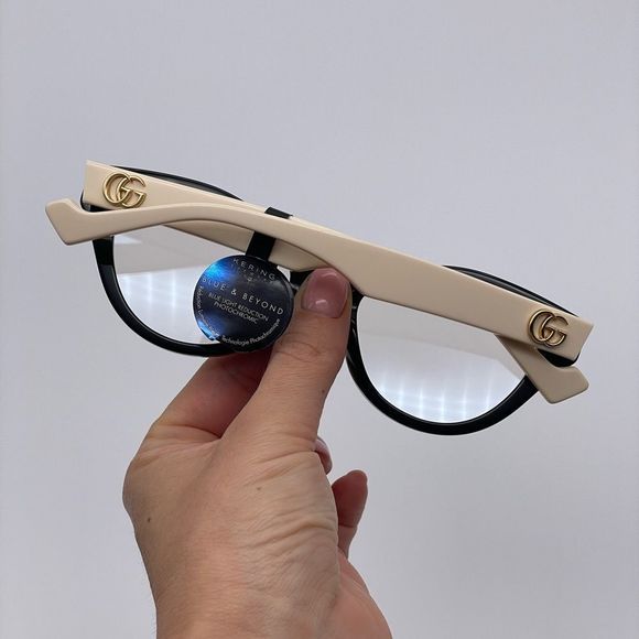 BRAND NEW GUCCI GG0959S 001 Black/White/Transparent Photocromatic Sunglasses main image 6